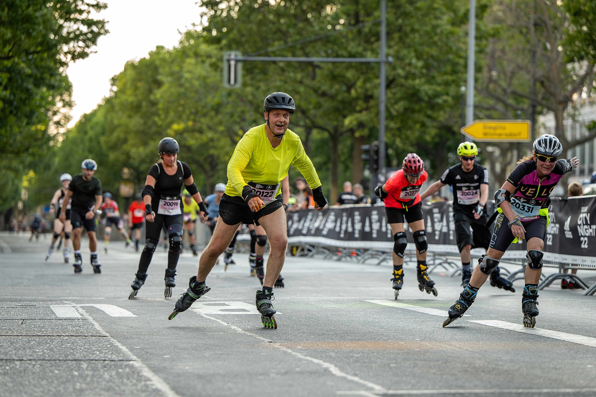 Der Auftakt zum Doppelstart: Das Rennen der Inliner 2023. @ C4 / SCC Events 