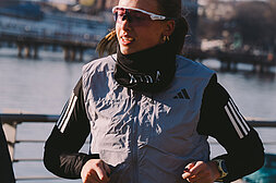 Fariz Hakim laufend im Winter.