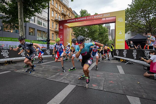 Berlin Citynight Marathon Start Linie