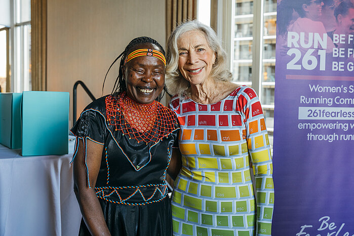 Mutige Vorreiterinnen: Kathrine Switzer und Tegla Loroupe (v. l. n. r.) © 261 Fearless